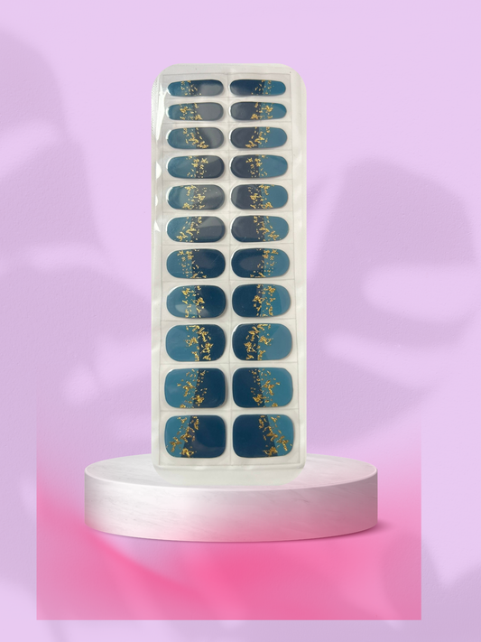 GEL Nagelfolien /blau-türkis