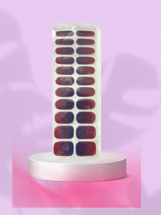 GEL Nagelfolien /lila-rot