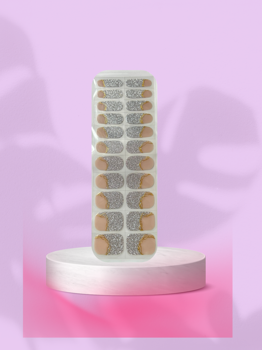 GEL Nagelfolien /silber-gold